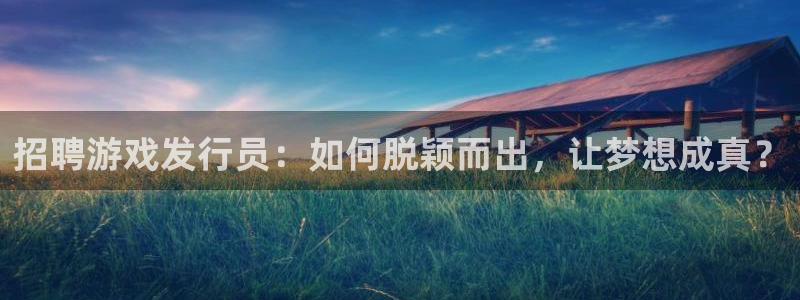 im电竞子文化：招聘游戏发行员：如何脱颖而出，让梦想成真？